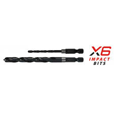 Hss x6 impact drill bits quick release
